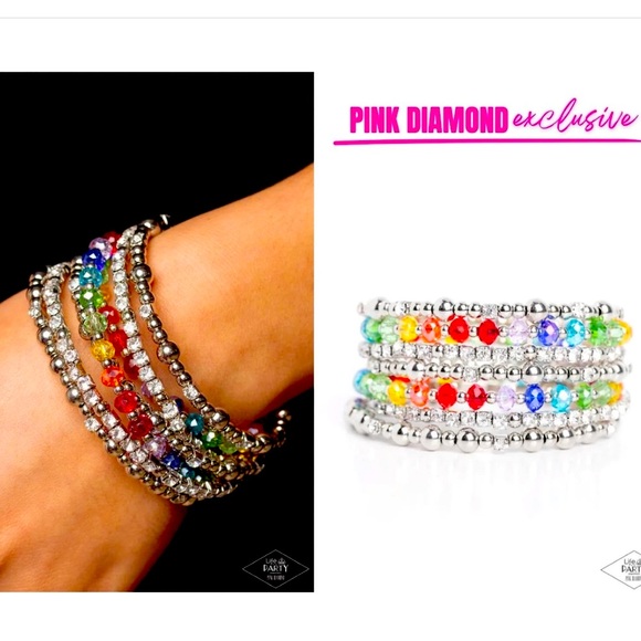 🧊💎🧊 “ICE KNOWING YOU” MULTI BRACELET ~ PAPARAZZI❗️STUNNING❗️🧊💎🧊 - Picture 4 of 5